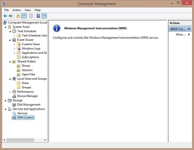 Включить wmi в windows 8